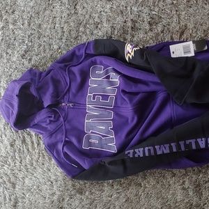 NFL Ravens hoodie zip up
